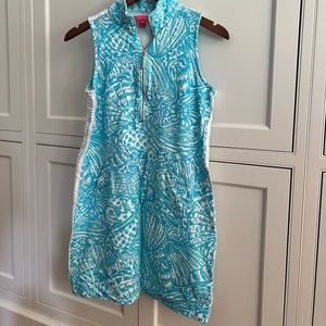 Lilly Pulitzer sleeveless zip up dress - size small
